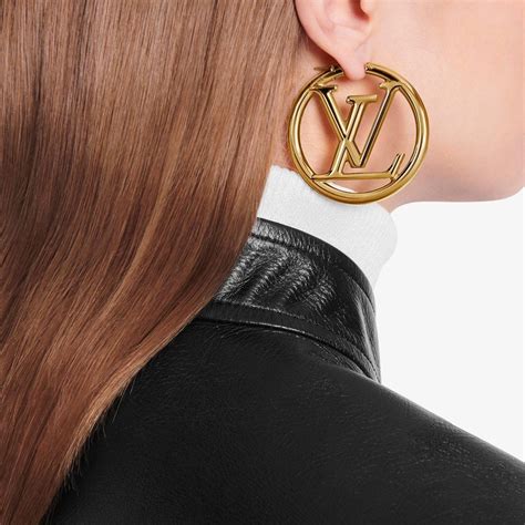 lv hoop earrings replica|louis vuitton symbol earrings.